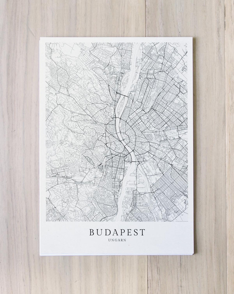 Budapest Stadtkarte