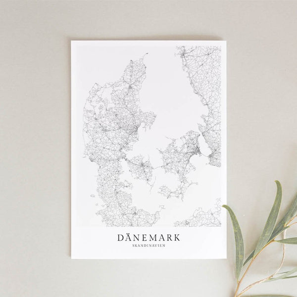 Dänemark Stadtkarte