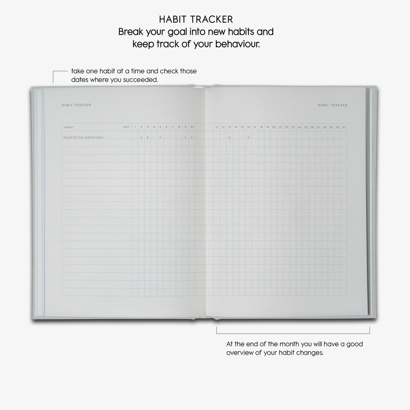 Kartotek Hardcover Notizbuch / Journal - Goals