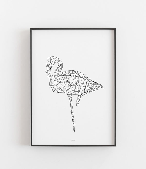 Flamingo geometrisch