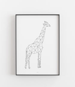 Giraffe geometrisch