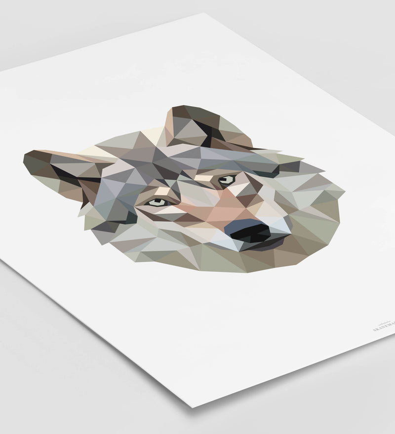 Wolf Poly Art