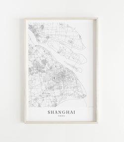 Shanghai Stadtkarte